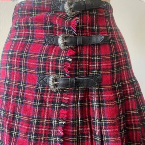 The Kooples Pleated Plaid Mini Skirt, Size - Picture 6 of 6